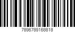 Código de barras (EAN, GTIN, SKU, ISBN): '7896789168818'