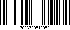 Código de barras (EAN, GTIN, SKU, ISBN): '7896799510058'