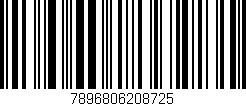 Código de barras (EAN, GTIN, SKU, ISBN): '7896806208725'