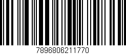 Código de barras (EAN, GTIN, SKU, ISBN): '7896806211770'