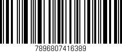 Código de barras (EAN, GTIN, SKU, ISBN): '7896807416389'