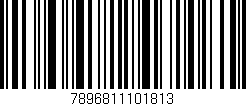 Código de barras (EAN, GTIN, SKU, ISBN): '7896811101813'