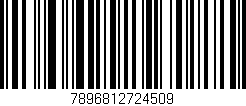 Código de barras (EAN, GTIN, SKU, ISBN): '7896812724509'