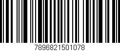 Código de barras (EAN, GTIN, SKU, ISBN): '7896821501078'