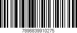 Código de barras (EAN, GTIN, SKU, ISBN): '7896839910275'