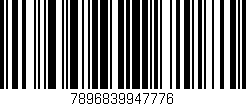 Código de barras (EAN, GTIN, SKU, ISBN): '7896839947776'
