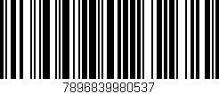 Código de barras (EAN, GTIN, SKU, ISBN): '7896839980537'