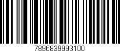 Código de barras (EAN, GTIN, SKU, ISBN): '7896839993100'