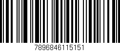 Código de barras (EAN, GTIN, SKU, ISBN): '7896846115151'