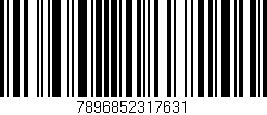 Código de barras (EAN, GTIN, SKU, ISBN): '7896852317631'