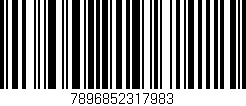 Código de barras (EAN, GTIN, SKU, ISBN): '7896852317983'