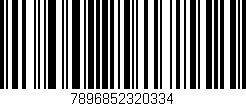 Código de barras (EAN, GTIN, SKU, ISBN): '7896852320334'