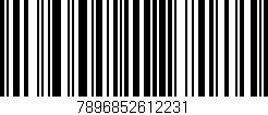Código de barras (EAN, GTIN, SKU, ISBN): '7896852612231'