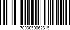 Código de barras (EAN, GTIN, SKU, ISBN): '7896853062615'