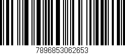 Código de barras (EAN, GTIN, SKU, ISBN): '7896853062653'