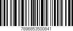 Código de barras (EAN, GTIN, SKU, ISBN): '7896853500841'