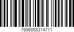 Código de barras (EAN, GTIN, SKU, ISBN): '7896856314711'