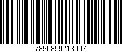 Código de barras (EAN, GTIN, SKU, ISBN): '7896859213097'