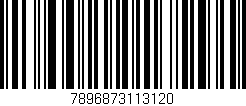 Código de barras (EAN, GTIN, SKU, ISBN): '7896873113120'