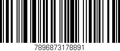 Código de barras (EAN, GTIN, SKU, ISBN): '7896873178891'