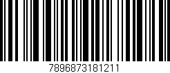 Código de barras (EAN, GTIN, SKU, ISBN): '7896873181211'