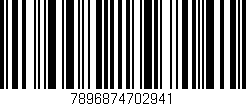 Código de barras (EAN, GTIN, SKU, ISBN): '7896874702941'