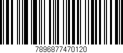 Código de barras (EAN, GTIN, SKU, ISBN): '7896877470120'