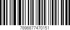 Código de barras (EAN, GTIN, SKU, ISBN): '7896877470151'