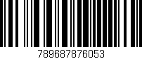 Código de barras (EAN, GTIN, SKU, ISBN): '789687876053'