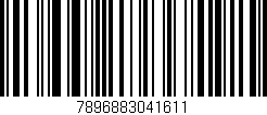 Código de barras (EAN, GTIN, SKU, ISBN): '7896883041611'