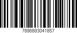 Código de barras (EAN, GTIN, SKU, ISBN): '7896883041857'