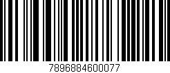 Código de barras (EAN, GTIN, SKU, ISBN): '7896884600077'