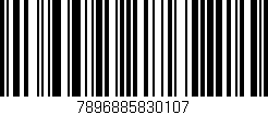 Código de barras (EAN, GTIN, SKU, ISBN): '7896885830107'