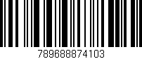 Código de barras (EAN, GTIN, SKU, ISBN): '789688874103'