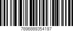 Código de barras (EAN, GTIN, SKU, ISBN): '7896889354197'