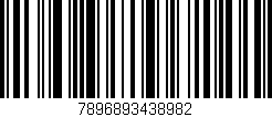 Código de barras (EAN, GTIN, SKU, ISBN): '7896893438982'