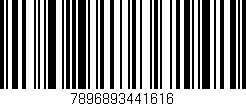 Código de barras (EAN, GTIN, SKU, ISBN): '7896893441616'