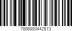 Código de barras (EAN, GTIN, SKU, ISBN): '7896893442613'