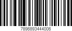 Código de barras (EAN, GTIN, SKU, ISBN): '7896893444006'