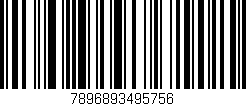 Código de barras (EAN, GTIN, SKU, ISBN): '7896893495756'