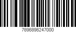 Código de barras (EAN, GTIN, SKU, ISBN): '7896896247000'