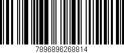 Código de barras (EAN, GTIN, SKU, ISBN): '7896896268814'