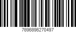 Código de barras (EAN, GTIN, SKU, ISBN): '7896896270497'