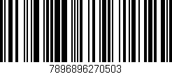 Código de barras (EAN, GTIN, SKU, ISBN): '7896896270503'