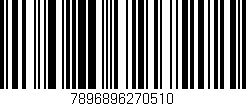 Código de barras (EAN, GTIN, SKU, ISBN): '7896896270510'