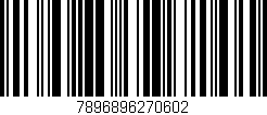 Código de barras (EAN, GTIN, SKU, ISBN): '7896896270602'