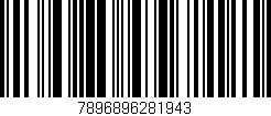 Código de barras (EAN, GTIN, SKU, ISBN): '7896896281943'