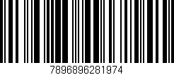 Código de barras (EAN, GTIN, SKU, ISBN): '7896896281974'