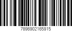 Código de barras (EAN, GTIN, SKU, ISBN): '7896902165915'