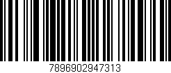 Código de barras (EAN, GTIN, SKU, ISBN): '7896902947313'